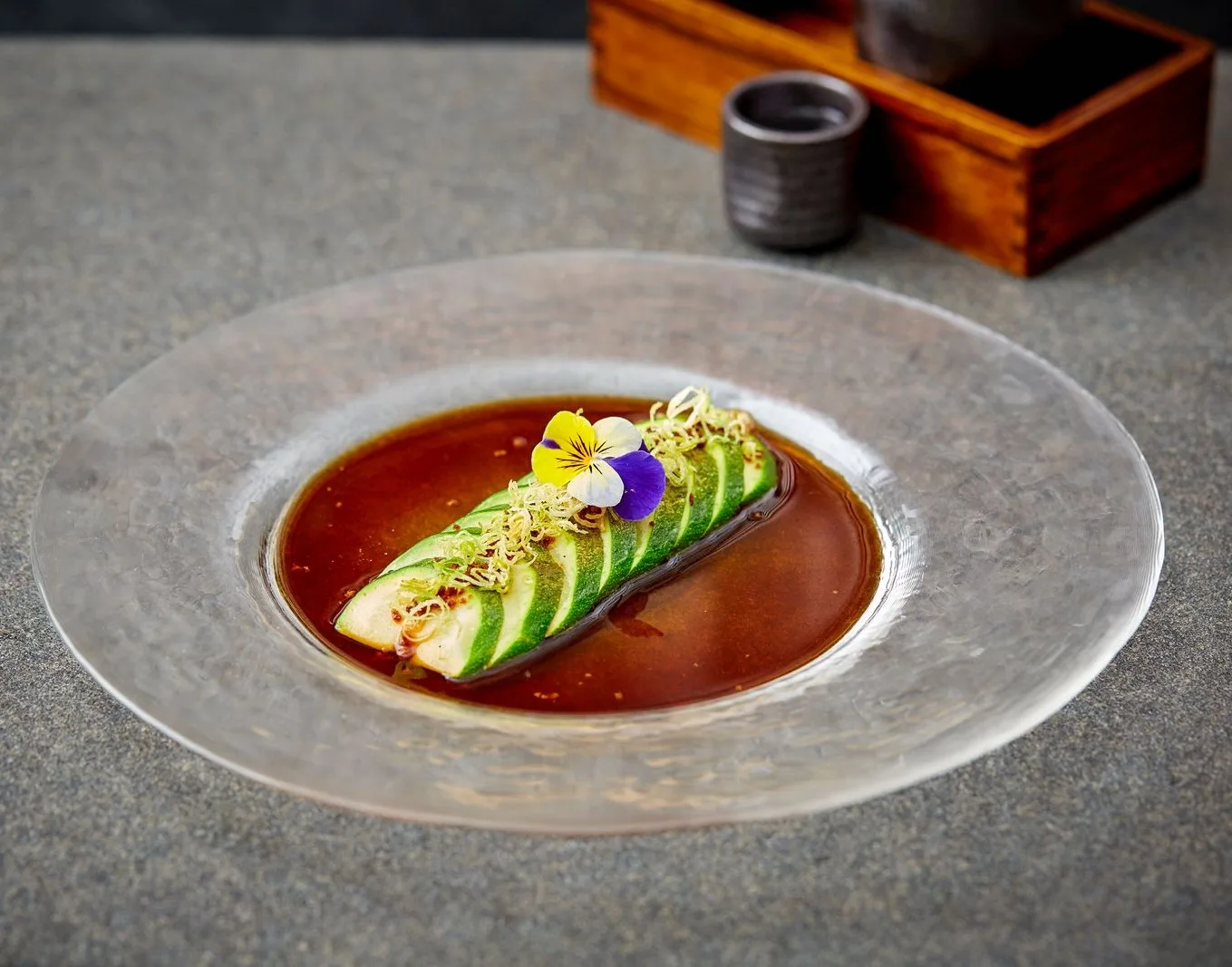 Vegetarian Tasting Menu. (sample menu)